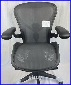 Herman Miller Aeron Remastered Chair Graphite Size B Fully Loaded 2020 Brand New