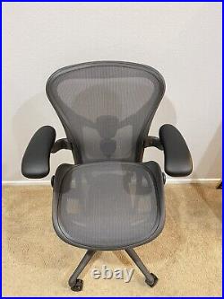 Herman Miller Aeron Remastered Chair Size A, open box