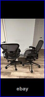 Herman Miller Aeron Remastered Chair Size B, Fully Adjustable
