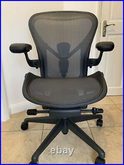 Herman Miller Aeron Remastered Chair Size B Fully Loaded 2020 Model Graphite