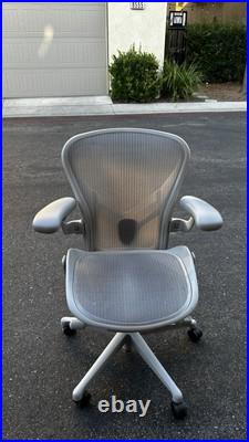 Herman Miller Aeron Remastered Chair Size B Minerals Color Lumbar