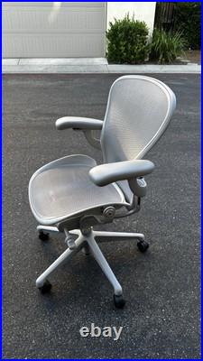 Herman Miller Aeron Remastered Chair Size B Minerals Color Lumbar