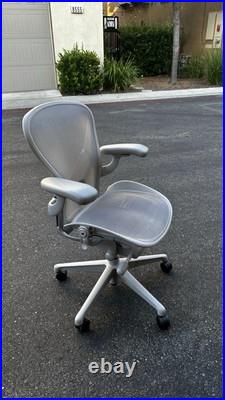 Herman Miller Aeron Remastered Chair Size B Minerals Color Lumbar