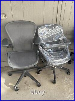 Herman Miller Aeron Remastered Chair Size B- open box