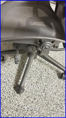 Herman Miller Aeron Remastered Chair Size C Graphite Fully Loaded