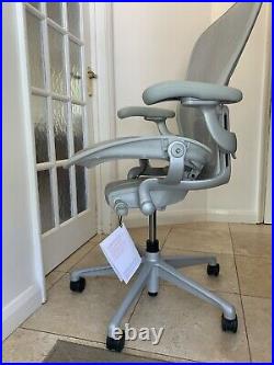 Herman Miller Aeron Remastered Chair Size C Large 2020 Fully Loaded New GREY