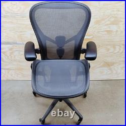 Herman Miller Aeron Remastered Fully Loaded Size C PosturFit SL Office Chair Herman Miller Aeron Remastered Fully Loaded Size C PosturFit SL Office Chair