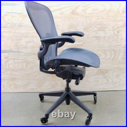 Herman Miller Aeron Remastered Fully Loaded Size C PosturFit SL Office Chair Herman Miller Aeron Remastered Fully Loaded Size C PosturFit SL Office Chair