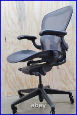 Herman Miller Aeron Remastered Fully Loaded Size C PosturFit SL Office Chair Herman Miller Aeron Remastered Fully Loaded Size C PosturFit SL Office Chair