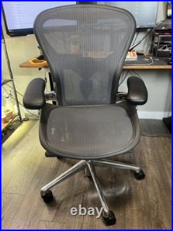 Herman Miller Aeron Remastered Office Chair 2025 Size B Aluminum Frame