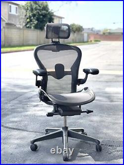 Herman Miller Aeron Remastered Office Chair Size B With Headtest