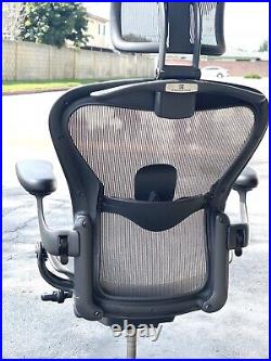 Herman Miller Aeron Remastered Office Chair Size B With Headtest