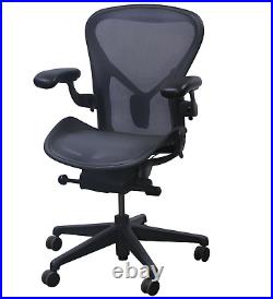 Herman Miller Aeron Remastered Office Chair with Posturefit Size C Graphite