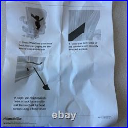 Herman Miller Aeron Remastered Posture Fit Support Kit Size B (READ DESCRIPTION)