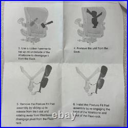 Herman Miller Aeron Remastered Posture Fit Support Kit Size B (READ DESCRIPTION) Herman Miller Aeron Remastered Posture Fit Support Kit Size B (READ DESCRIPTION)