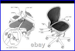Herman Miller Aeron Remastered Replacement Seat size C OEM BRAND NEW Herman Miller Aeron Remastered Replacement Seat size C OEM BRAND NEW