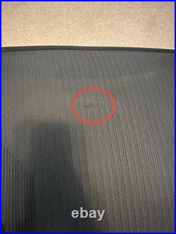 Herman Miller Aeron Remastered Seat Back Size B Graphite
