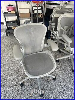 Herman Miller Aeron Remastered Size A Mineral Mesh Fully Loaded