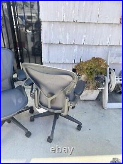 Herman Miller Aeron Remastered Size B Graphite Mesh Fully Loaded