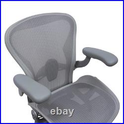Herman Miller Aeron Remastered V2 Size B Ergonomic Mesh Office Chair Mineral