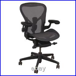 Herman Miller Aeron Remastered V2 Size B PostureFit SL Graphite Ergonomic Chair