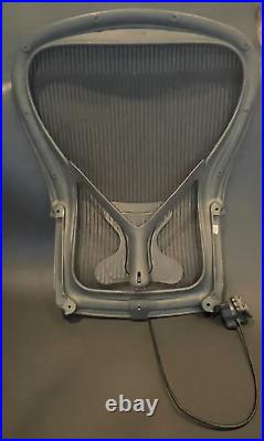 Herman Miller Aeron Seat Back Size C parts graphite black maybe actuator nice