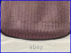 Herman Miller Aeron Seat Mesh Size C Burgundy/Dark Red SEE PHOTOS A01