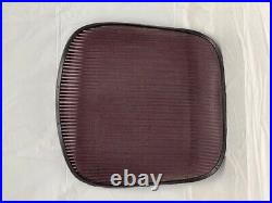 Herman Miller Aeron Seat Mesh Size C Burgundy/Dark Red SEE PHOTOS A01