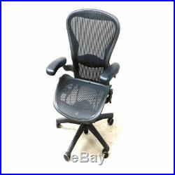 Herman Miller Aeron Series Size B Office Chair Black Missing Tilt Knob AS/IS