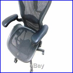 Herman Miller Aeron Series Size B Office Chair Black Missing Tilt Knob AS/IS