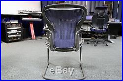 Herman Miller Aeron Side Chair Lumbar Support Not Included