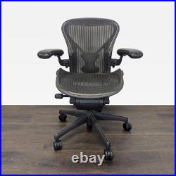 Herman Miller Aeron Size A Ergonomic Office Chair Black Mesh