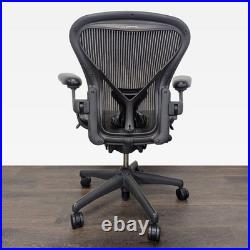 Herman Miller Aeron Size A Ergonomic Office Chair Black Mesh
