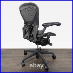 Herman Miller Aeron Size A Ergonomic Office Chair Black Mesh