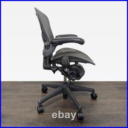 Herman Miller Aeron Size A Ergonomic Office Chair Black Mesh