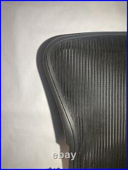 Herman Miller Aeron Size B Back Rest In Dark With Screws And Back Rest Cable