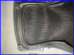 Herman Miller Aeron Size B Back Rest In Dark With Screws And Back Rest Cable