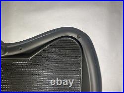 Herman Miller Aeron Size B Back Rest In Dark With Screws And Back Rest Cable