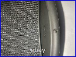 Herman Miller Aeron Size B Back Rest In Dark With Screws And Back Rest Cable