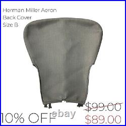 Herman Miller Aeron Size B Chair Back Cover Carbon Excellent Condition