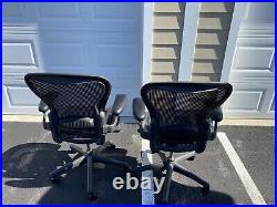 Herman Miller Aeron Size B Chair Used Set Of 2