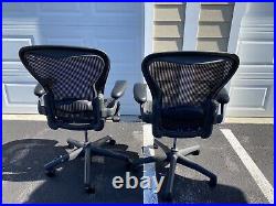 Herman Miller Aeron Size B Chair Used Set Of 2