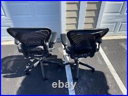 Herman Miller Aeron Size B Chair Used Set Of 2