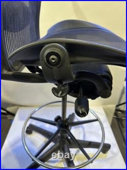 Herman Miller Aeron Size B Drafting Chair/ Stool