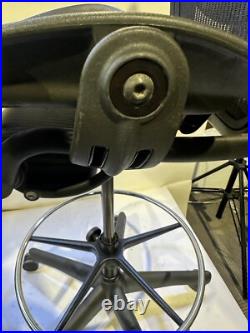 Herman Miller Aeron Size B Drafting Chair/ Stool