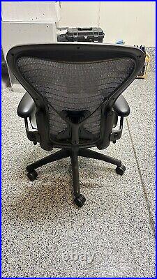 Herman Miller Aeron Size B Fully Load (Posture Fit) Rare Tuxedo Mesh Second Gen