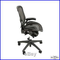 Herman Miller Aeron Size B Fully Loaded Posture Fit, Adjustable Arms