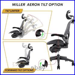 Herman Miller Aeron Size B Fully Loaded Posture Fit Support Chair Open Box