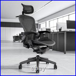 Herman Miller Aeron Size B Fully Loaded Posture Fit Support Chair Open Box