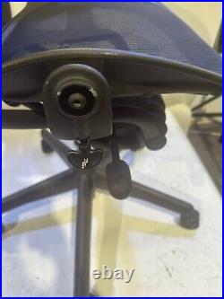 Herman Miller Aeron Size B Fully Loaded with Darker Blue Mesh